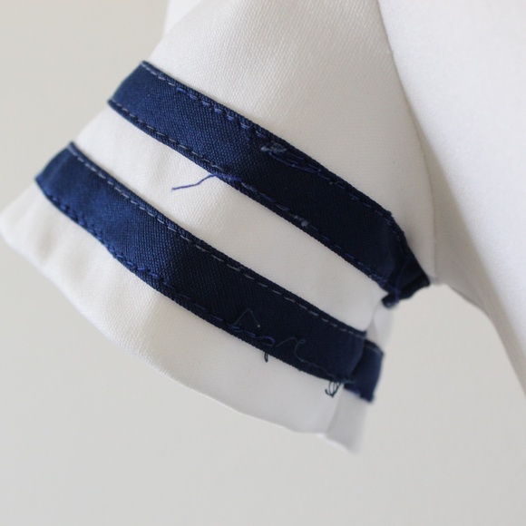 Vintage White & Navy Blue Sailor Dress - Picture 10 of 12